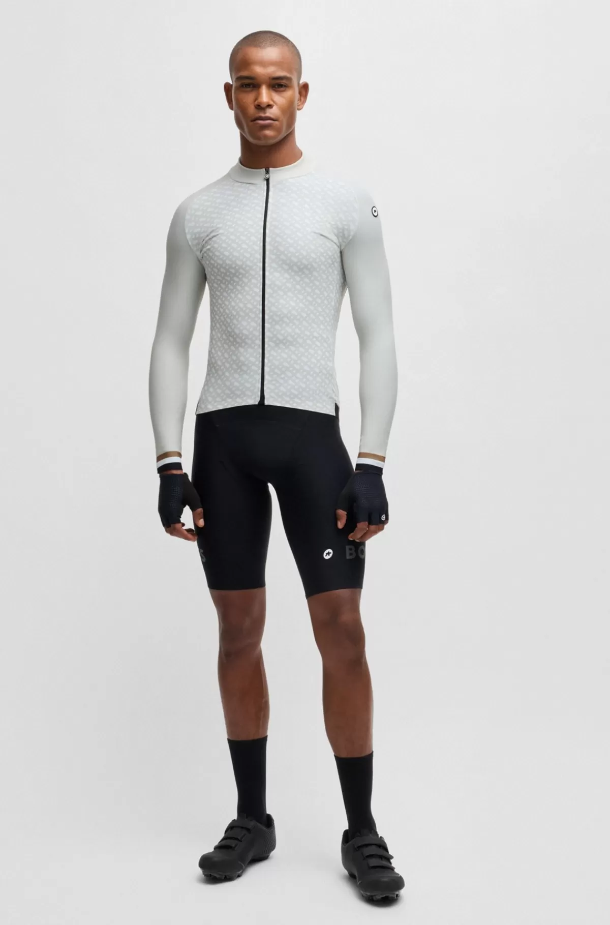 HUGO BOSS BOSS X ASSOS-termojersey Med Kontrastryg Lys beige Hot
