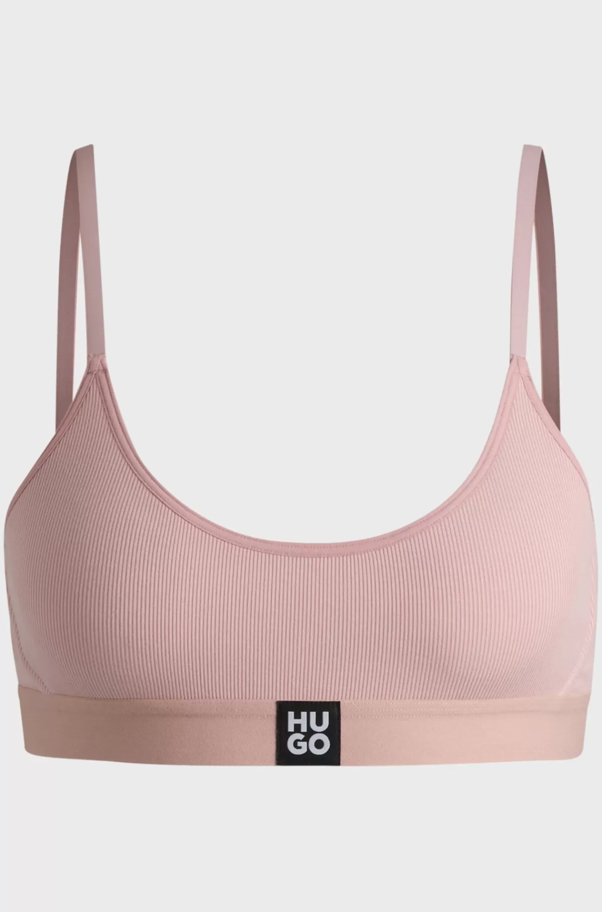 HUGO BOSS Bralette I Modal Med Stræk Og Logo På Linningen Lys pink Best Sale