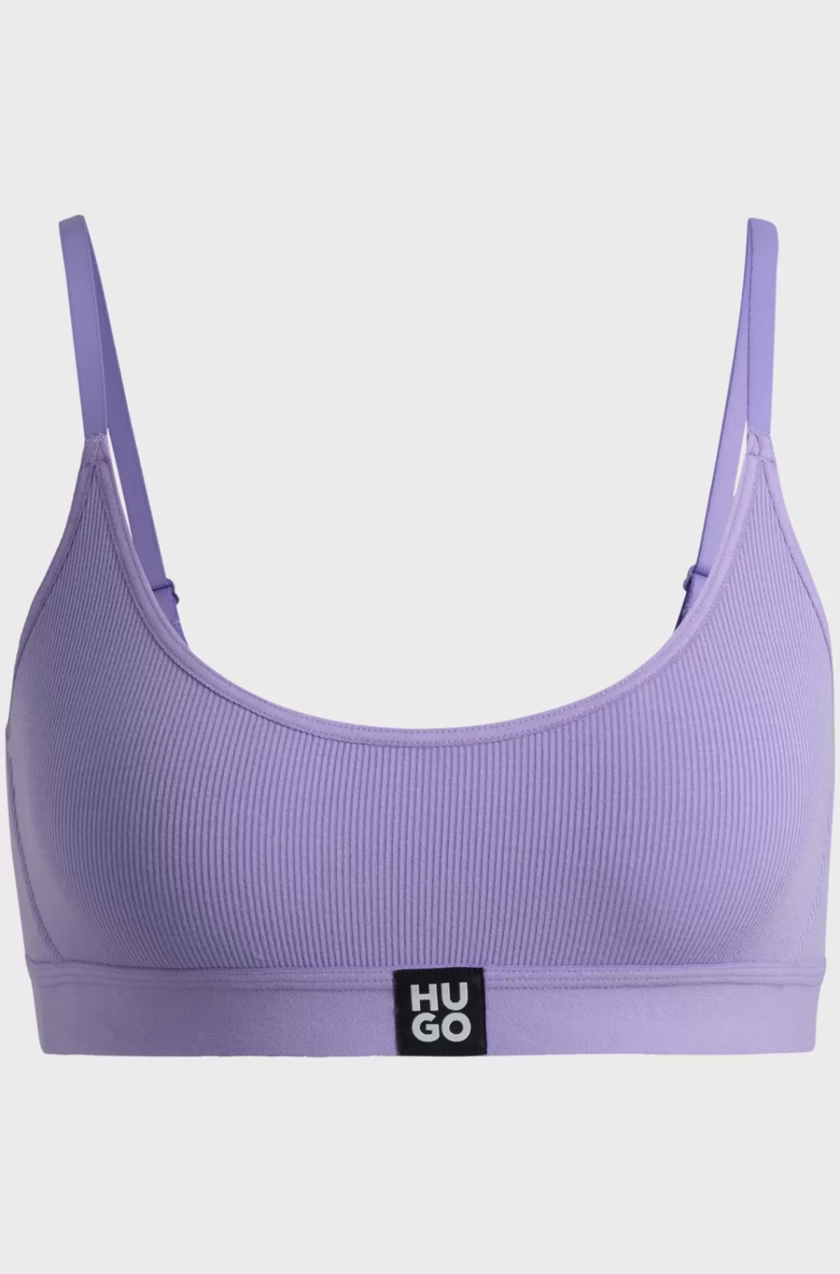 HUGO BOSS Bralette I Modal Med Stræk Og Logo På Linningen Lyslilla Cheap