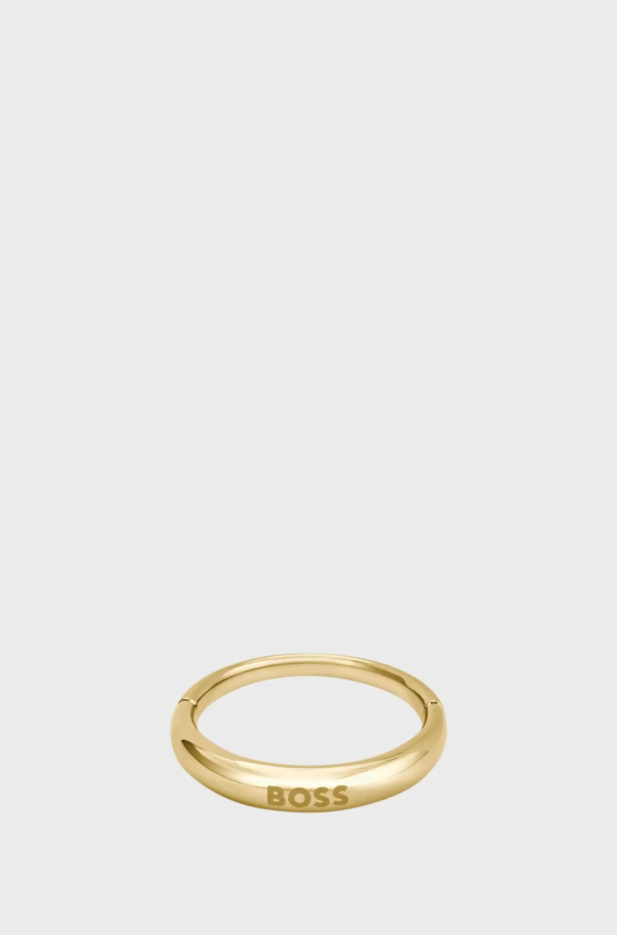 HUGO BOSS farvet Ring Med Logodetalje Guld Cheap