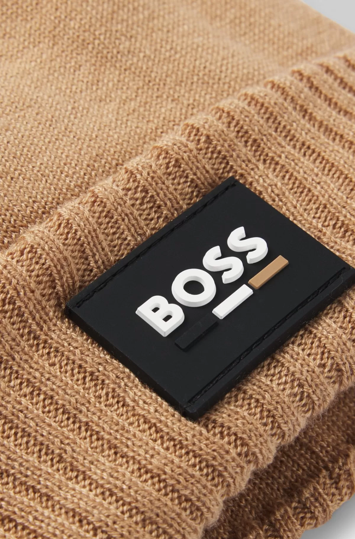 HUGO BOSS Hue Til Børn Med Logomærkat I Silikone Brun Fashion