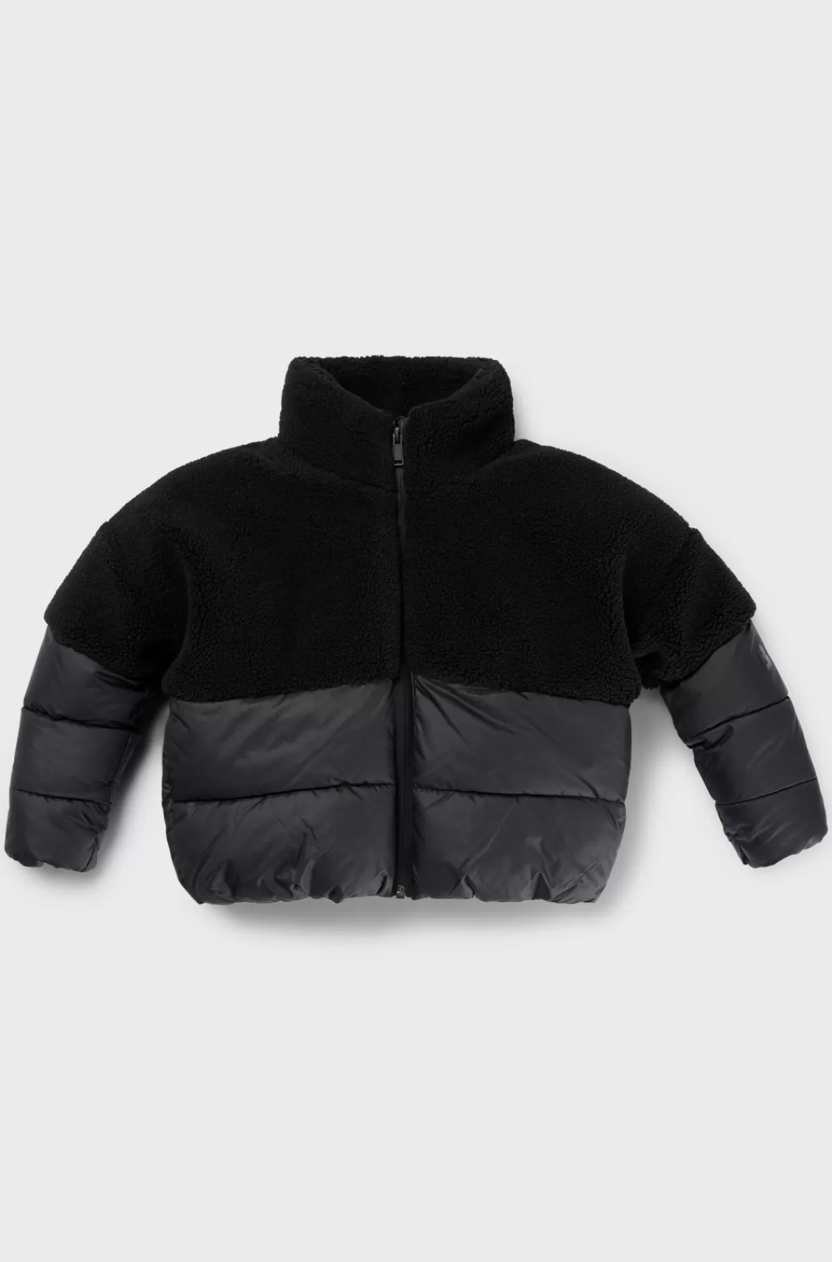 HUGO BOSS Hybridjakke Med Logotryk Til Børn Sort Cheap