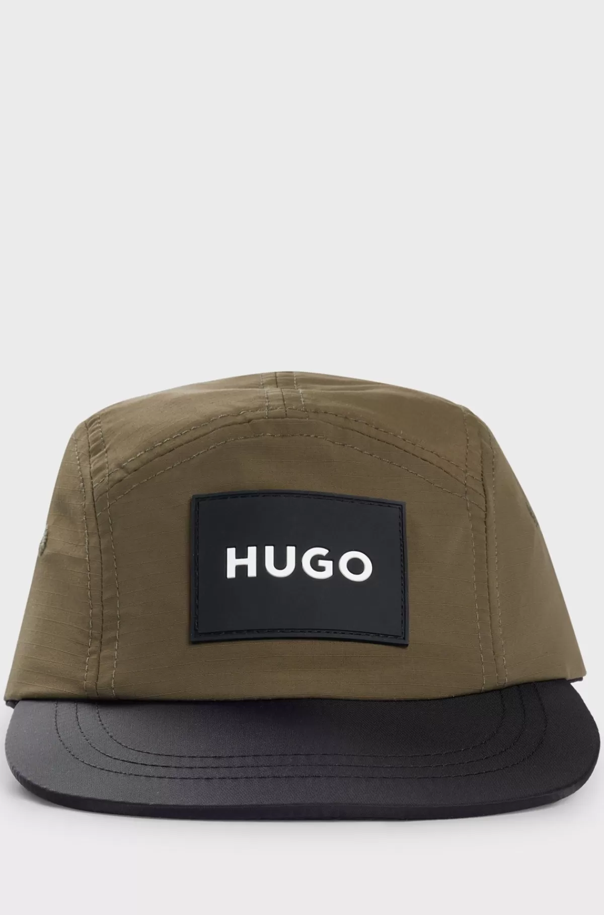 HUGO BOSS Kasket Med Gummilogomærke Til Børn Mørkegrøn Fashion
