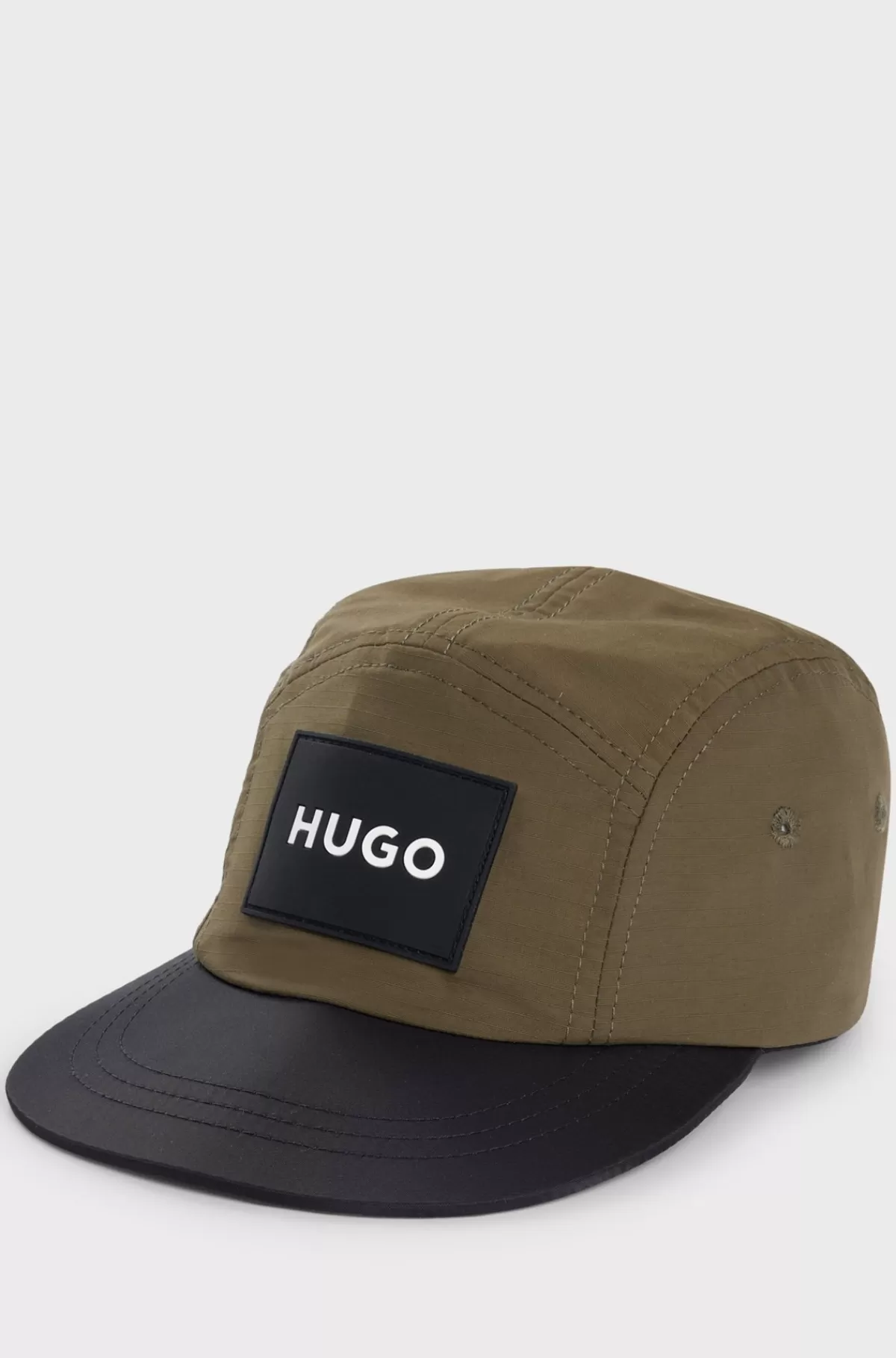HUGO BOSS Kasket Med Gummilogomærke Til Børn Mørkegrøn Fashion