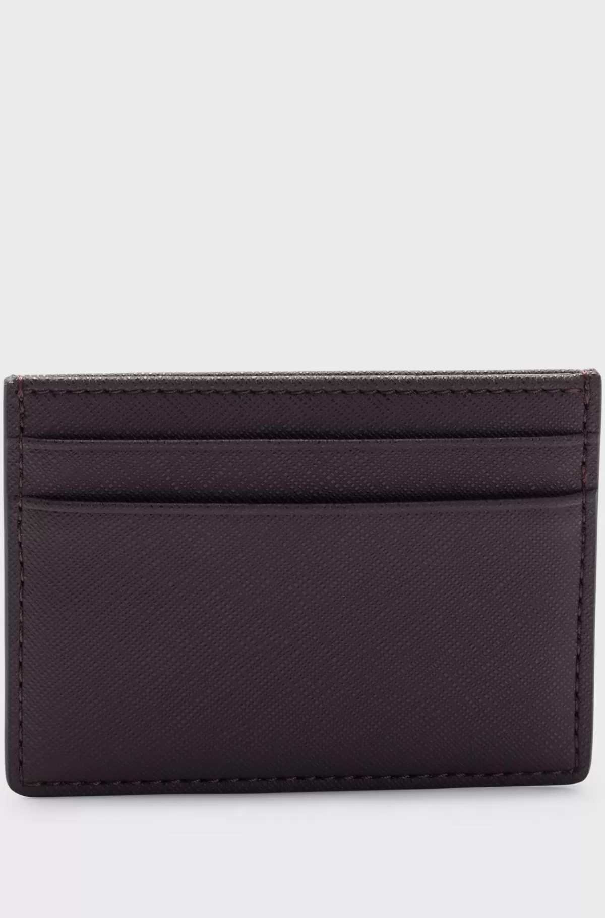 HUGO BOSS Kortholder Med Signaturstribe Og Logodetalje Mørkerød Best