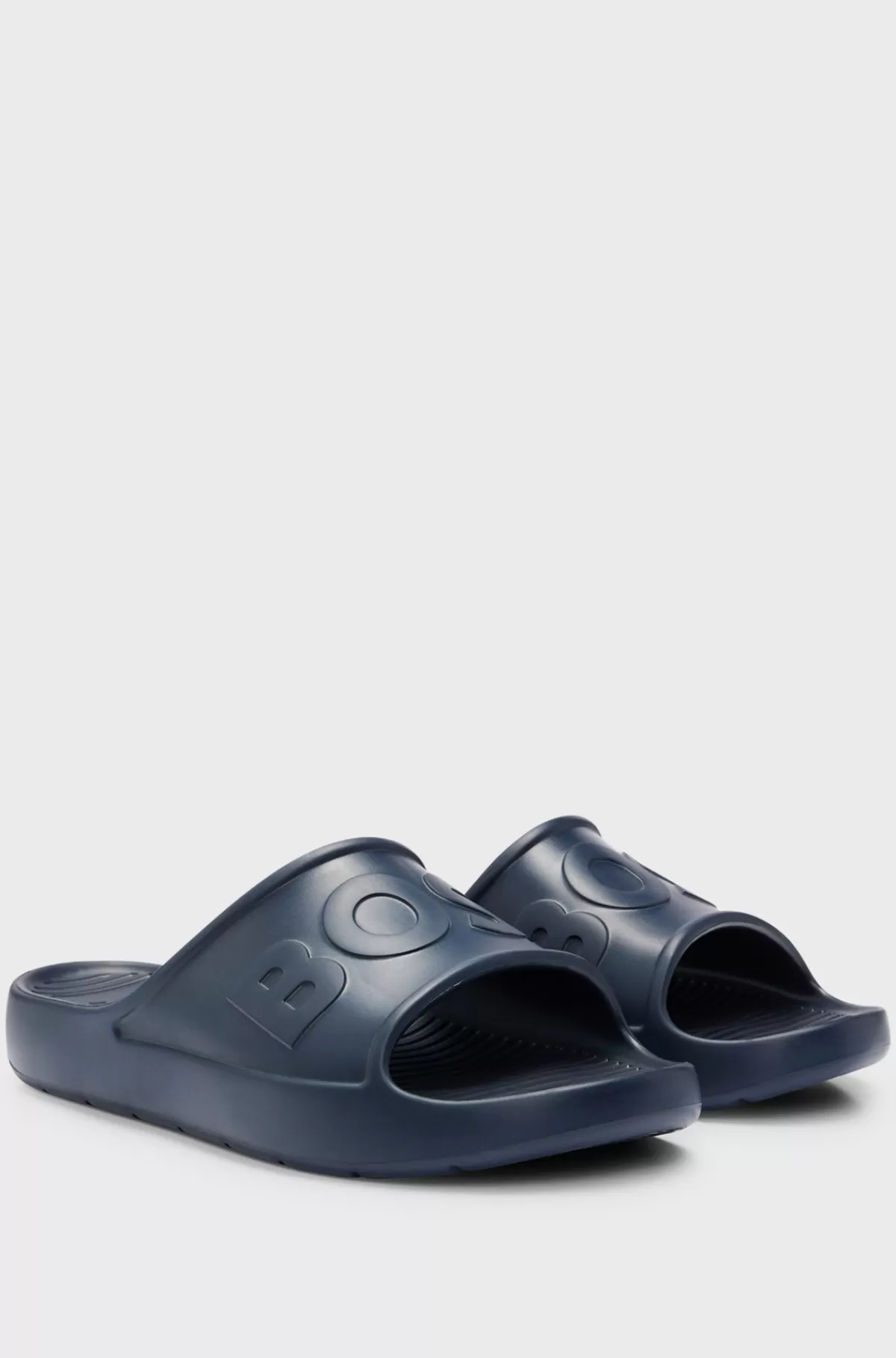 HUGO BOSS Lette EVA-slides Med Logostrop Mørkeblå Shop