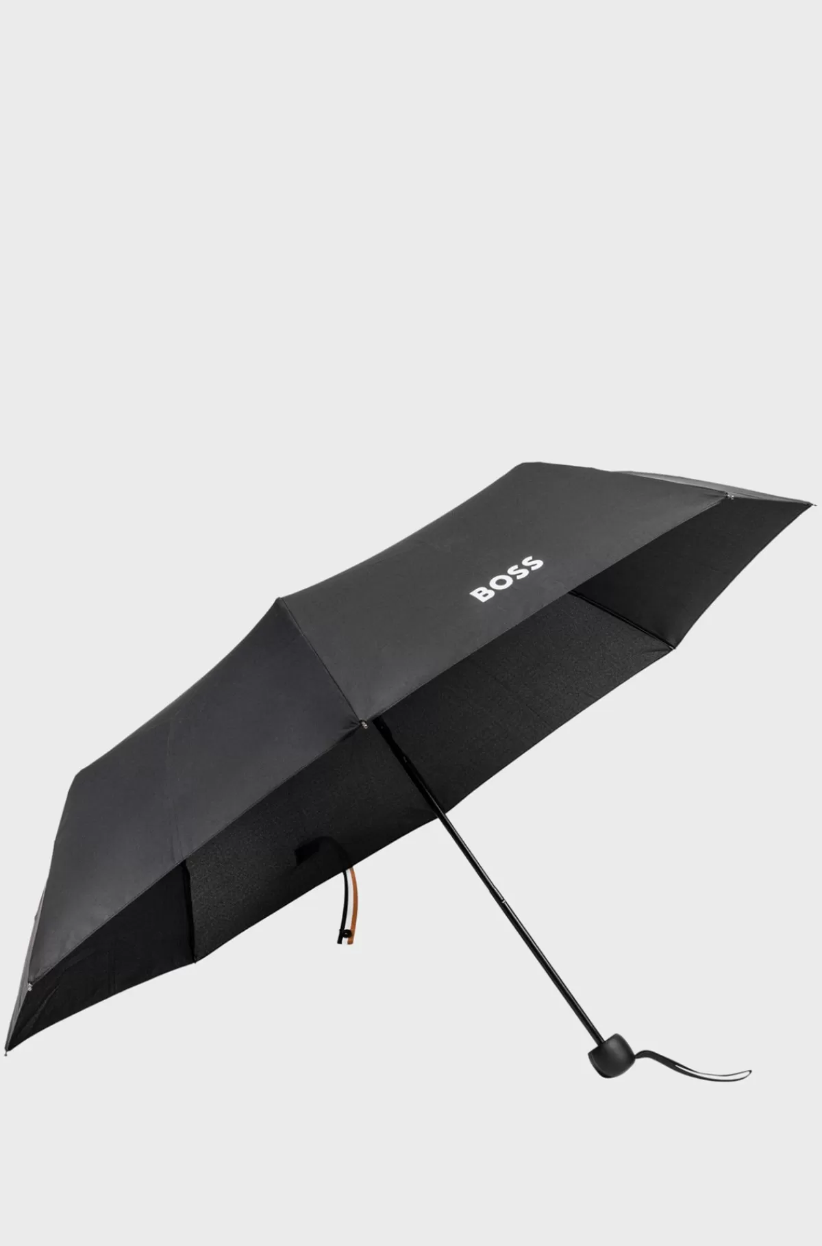 HUGO BOSS Miniparaply Med Signaturstribet Lukkestrop Sort Sale