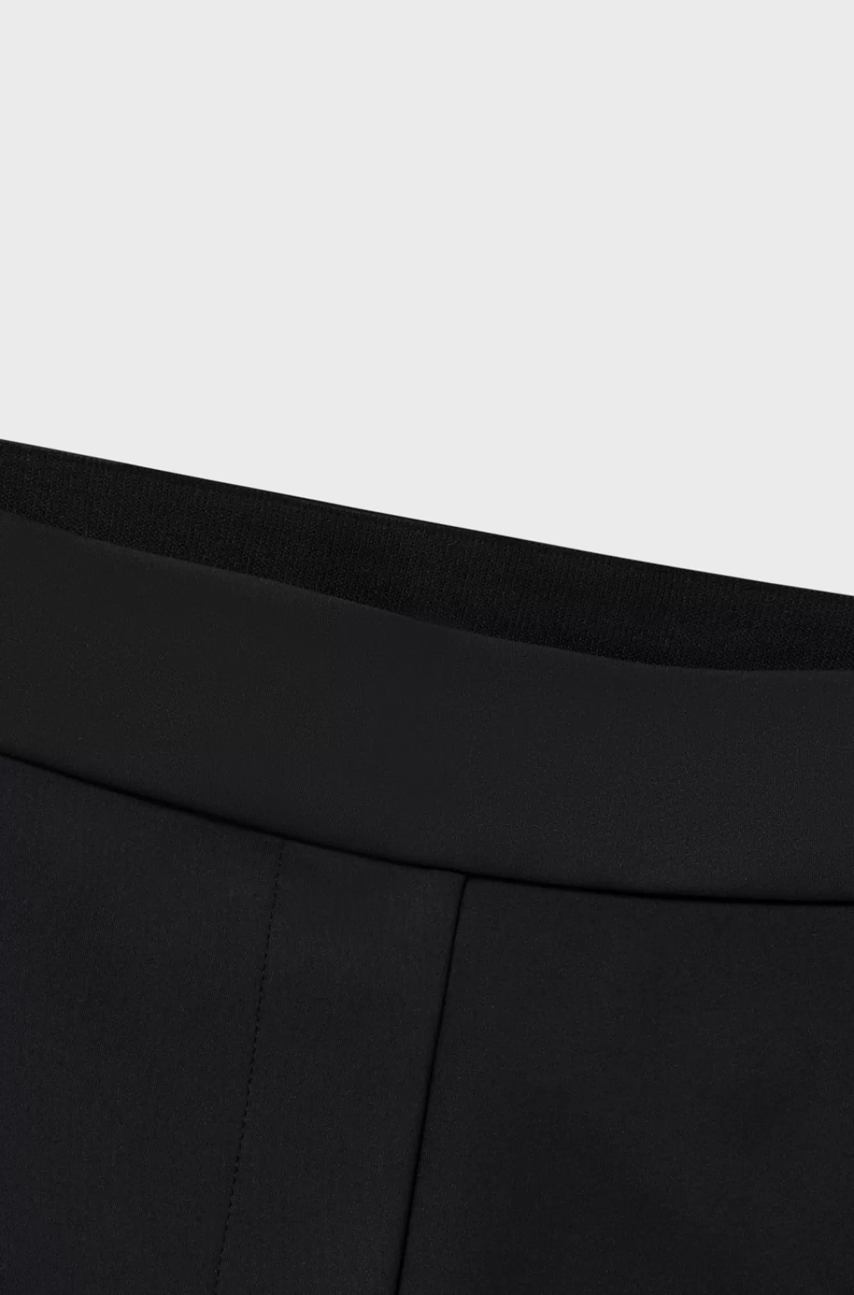 HUGO BOSS NAOMI X BOSS-leggings I Jersey Med Stræk Og Lynlås I Benene Sort Cheap