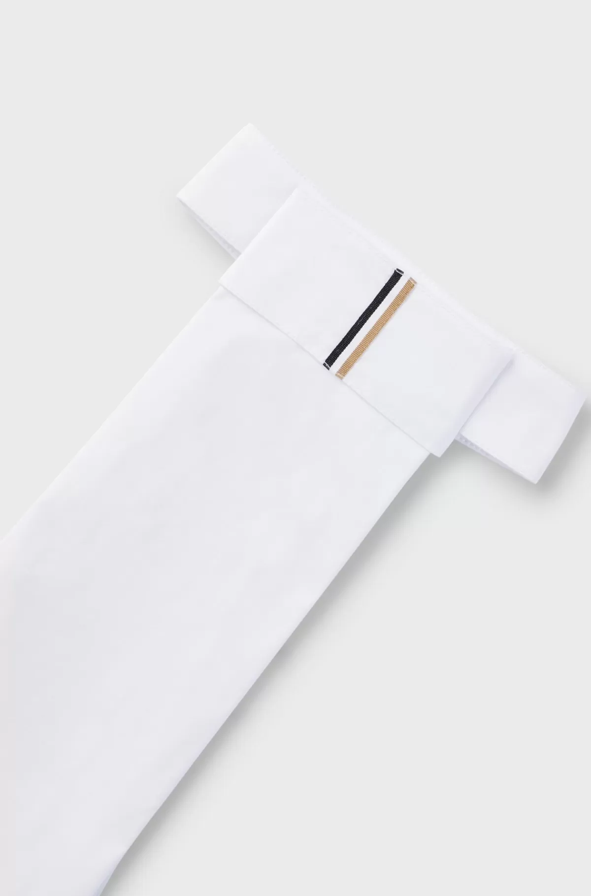 HUGO BOSS One-piece Plastron Til Hestesport Med Signaturstribe Hvid Best