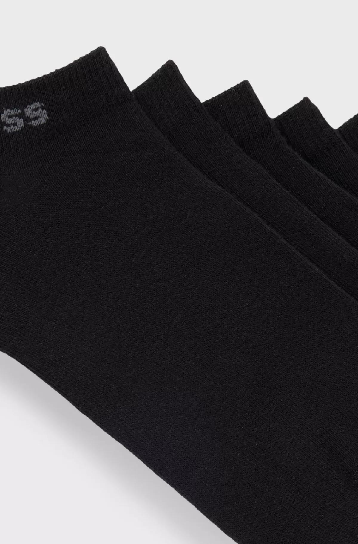 HUGO BOSS Pakke Med Fem Par Sokker I Ankellængde Og Logo Sort Flash Sale