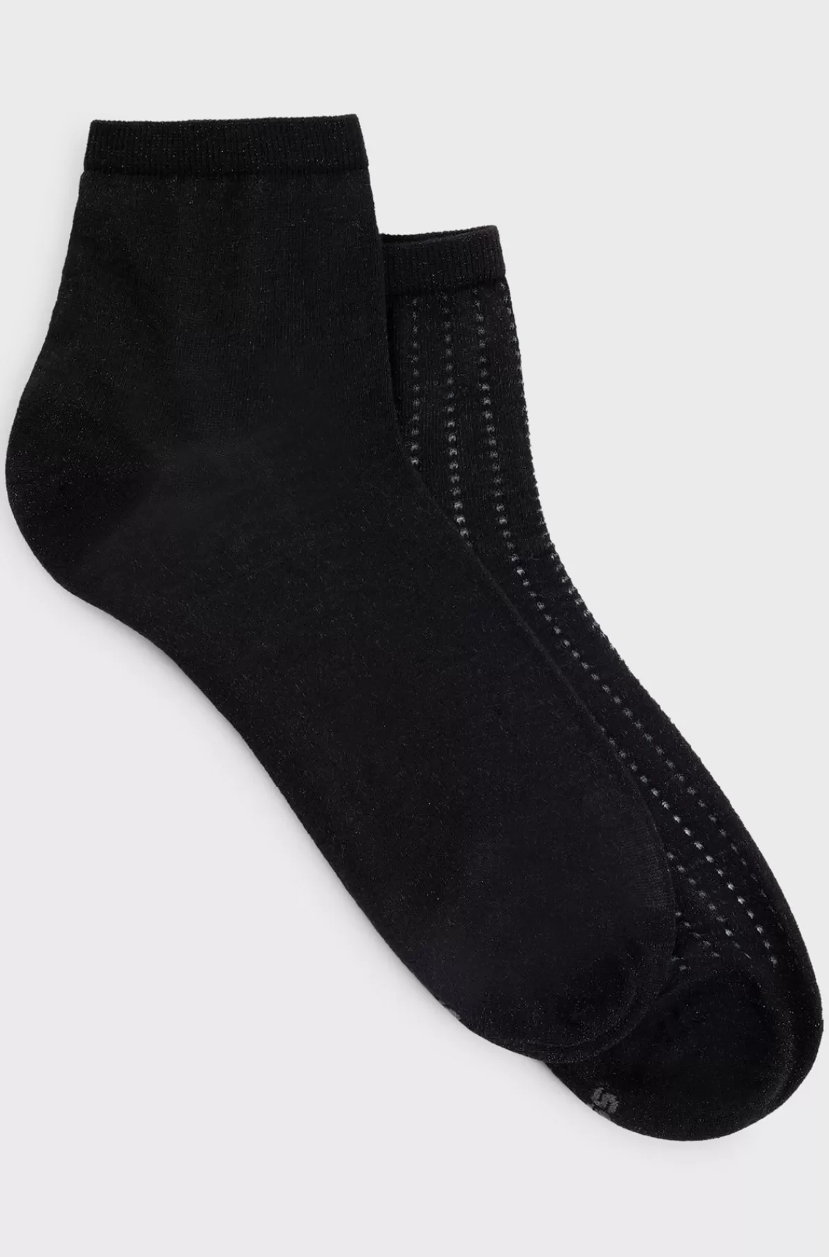 HUGO BOSS Pakke Med To Korte Strømper I Bomuldsblanding Sort Shop