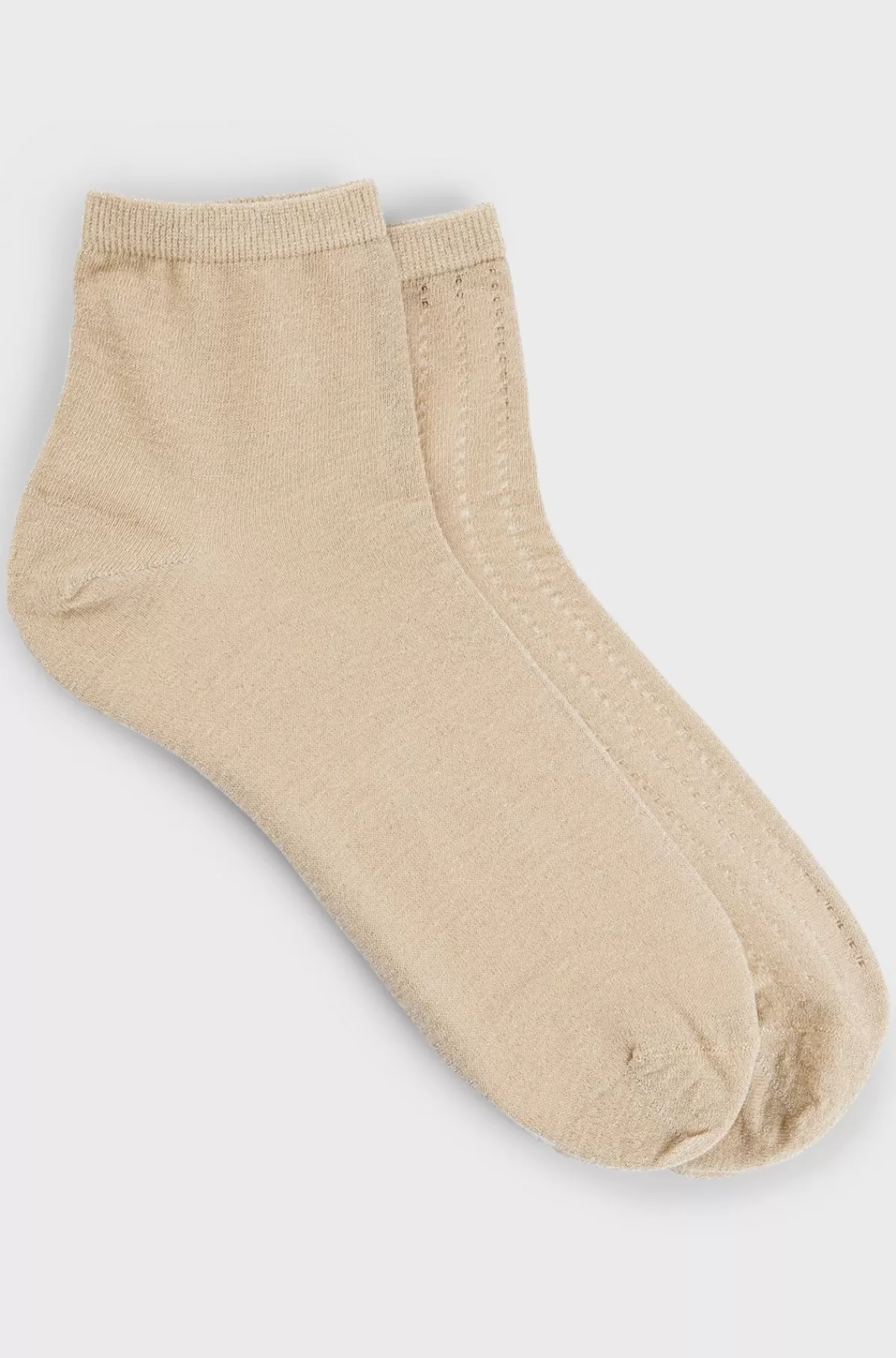 HUGO BOSS Pakke Med To Korte Strømper I Bomuldsblanding Beige New