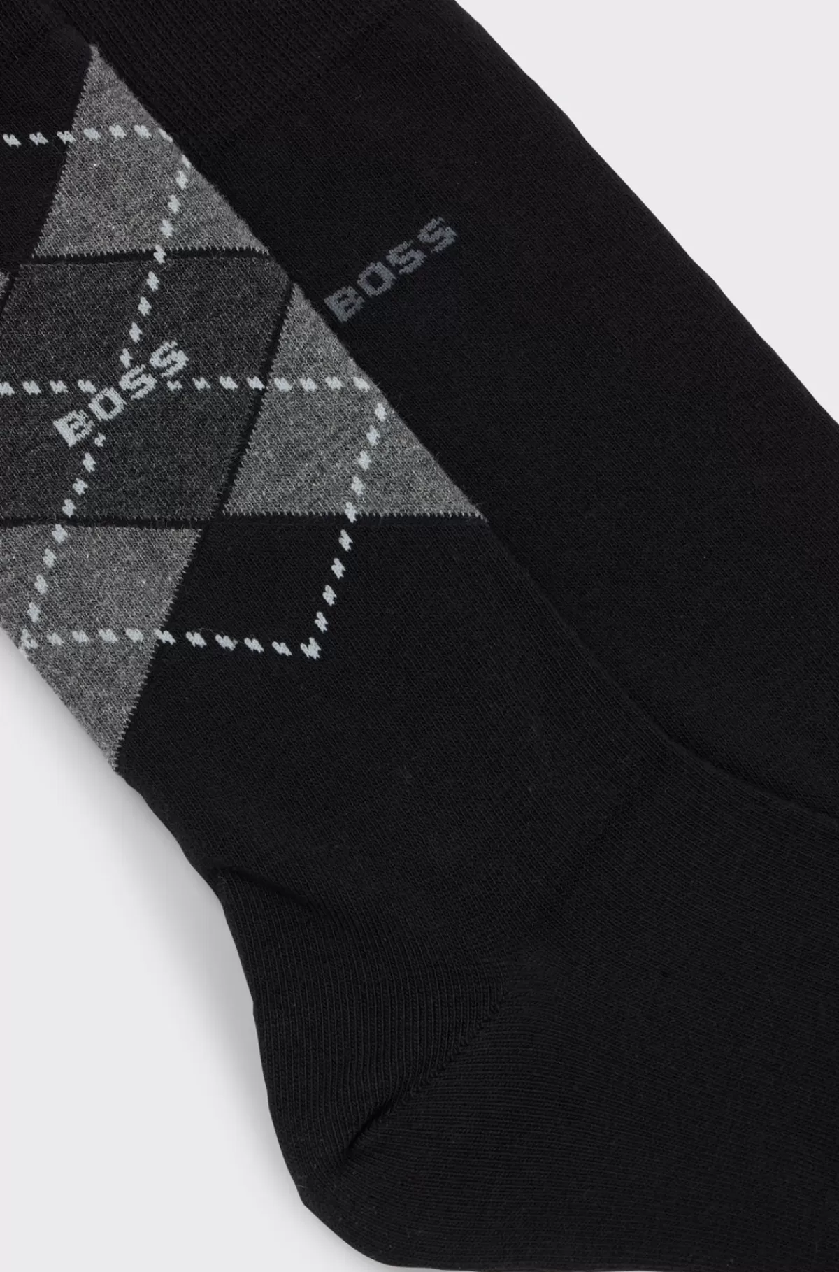 HUGO BOSS Pakke Med To Par Sokker Med Almindelig Længde I En Bomuldsblanding Sort Discount