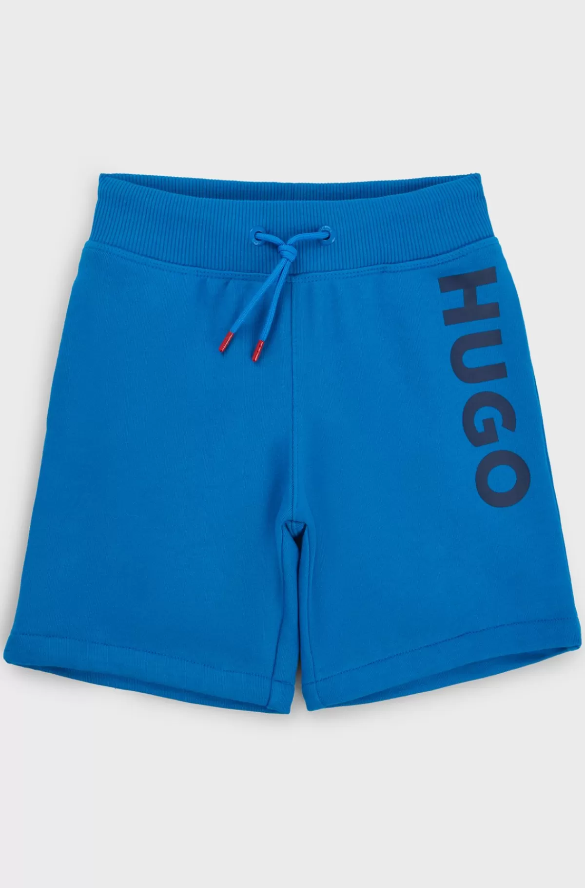 HUGO BOSS Shorts Til Børn I Bomuldsblanding Med Logoprint Blå Fashion