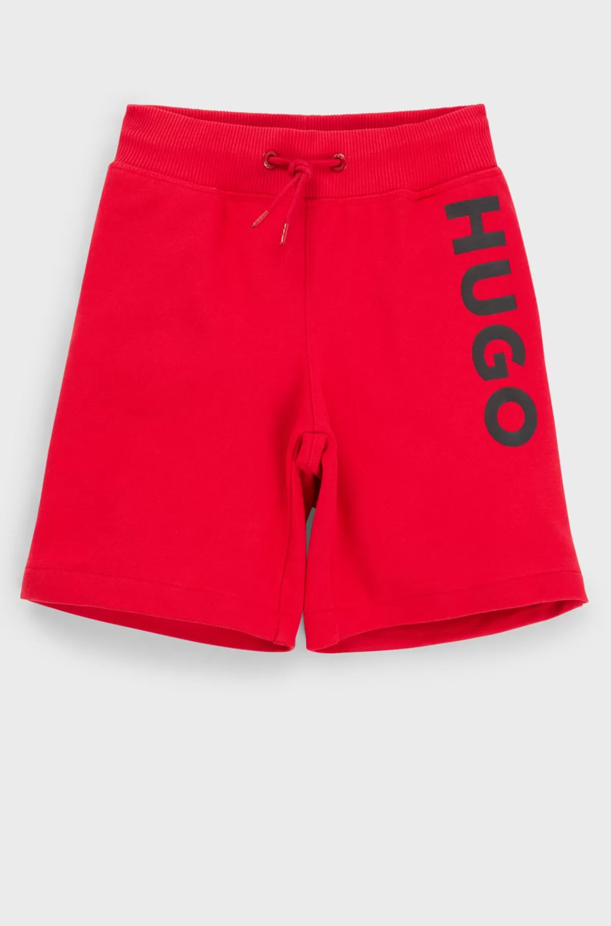 HUGO BOSS Shorts Til Børn I Bomuldsblanding Med Logoprint Rød Sale