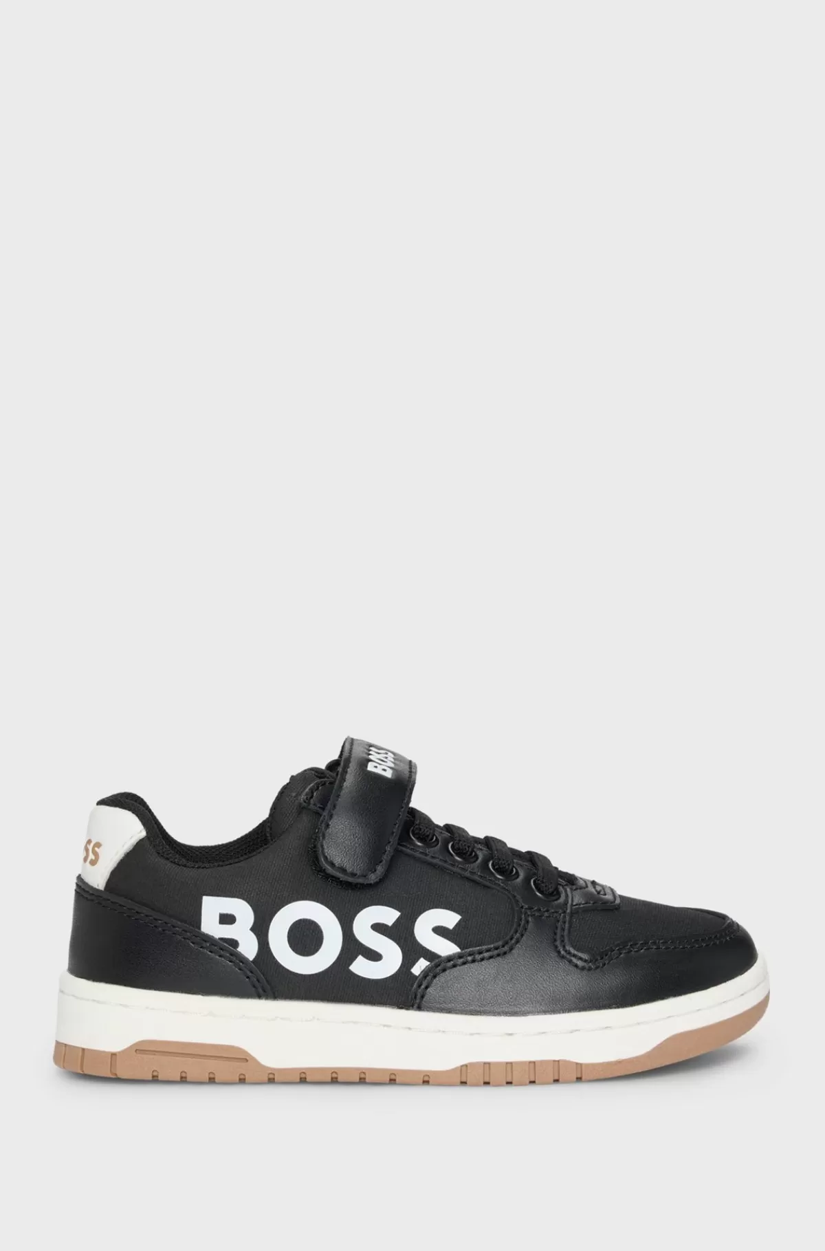 HUGO BOSS Sneakers Til Børn I Blandede Materialer Med Logodetaljer Sort Cheap