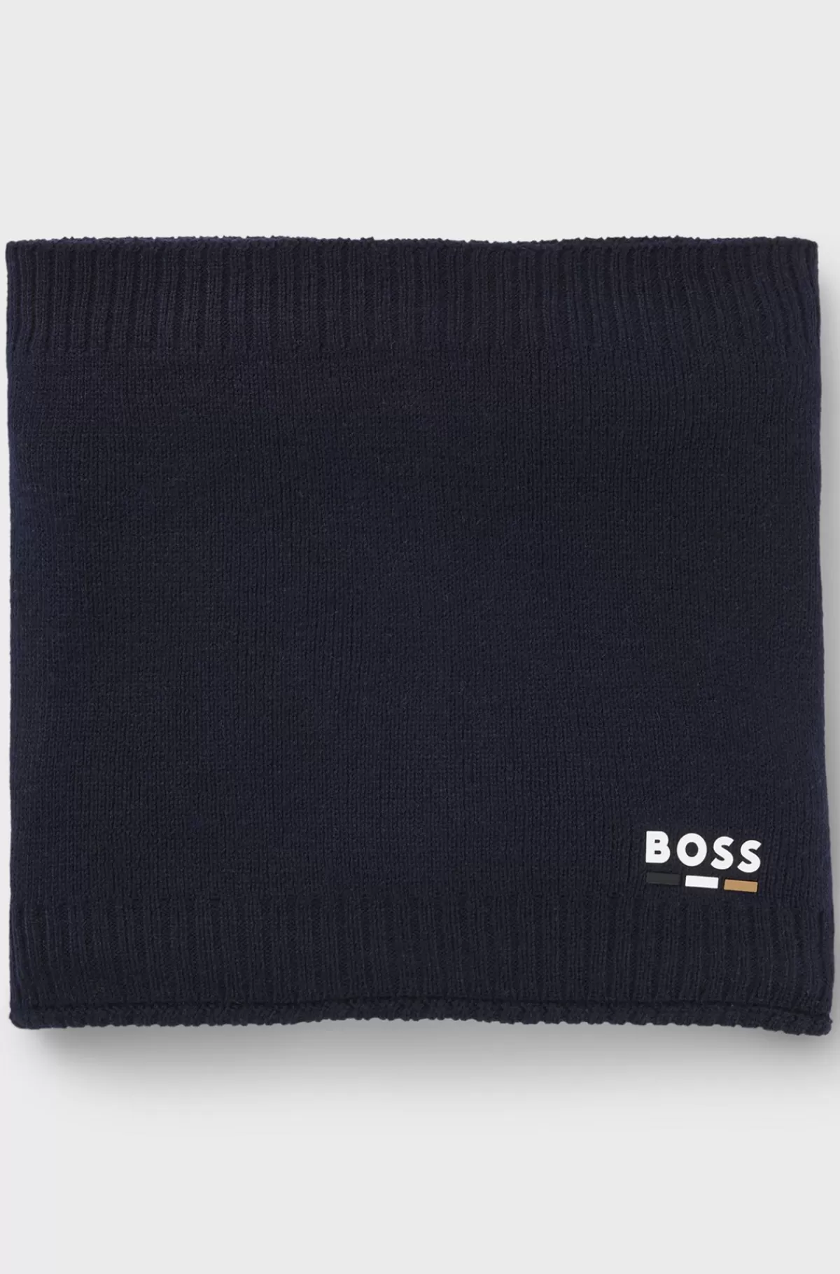 HUGO BOSS Snood Til Børn Med Branding I Gummieffekt Mørkeblå Best