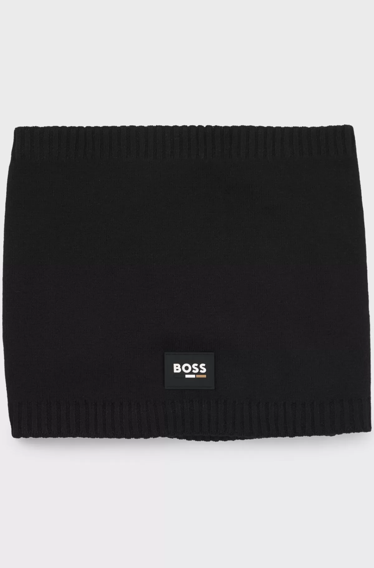 HUGO BOSS Snood Til Børn Med Silikonebadge Med Logo Sort Shop
