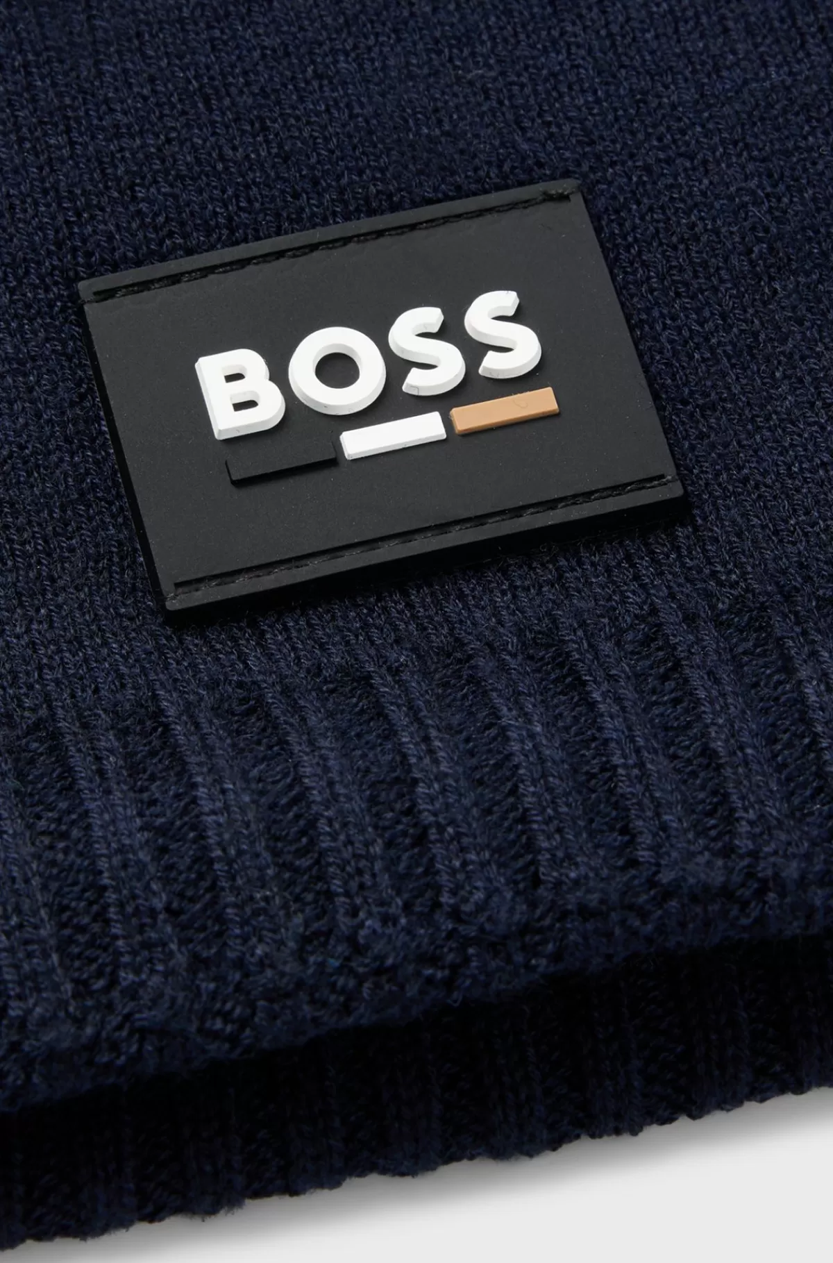 HUGO BOSS Snood Til Børn Med Silikonebadge Med Logo Mørkeblå Best Sale